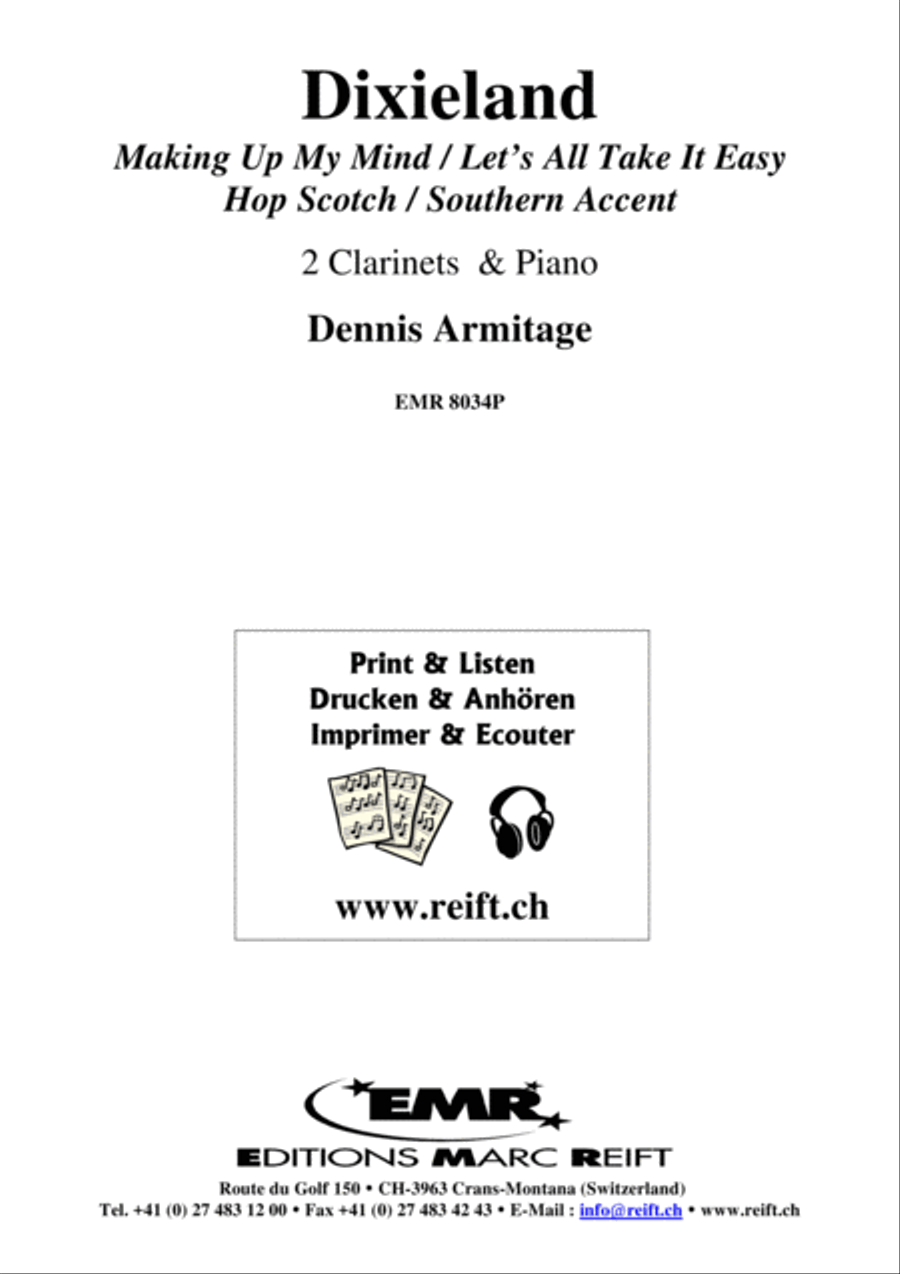 Dixieland Dixieland Clarinet Duet scores gallery preview page 2