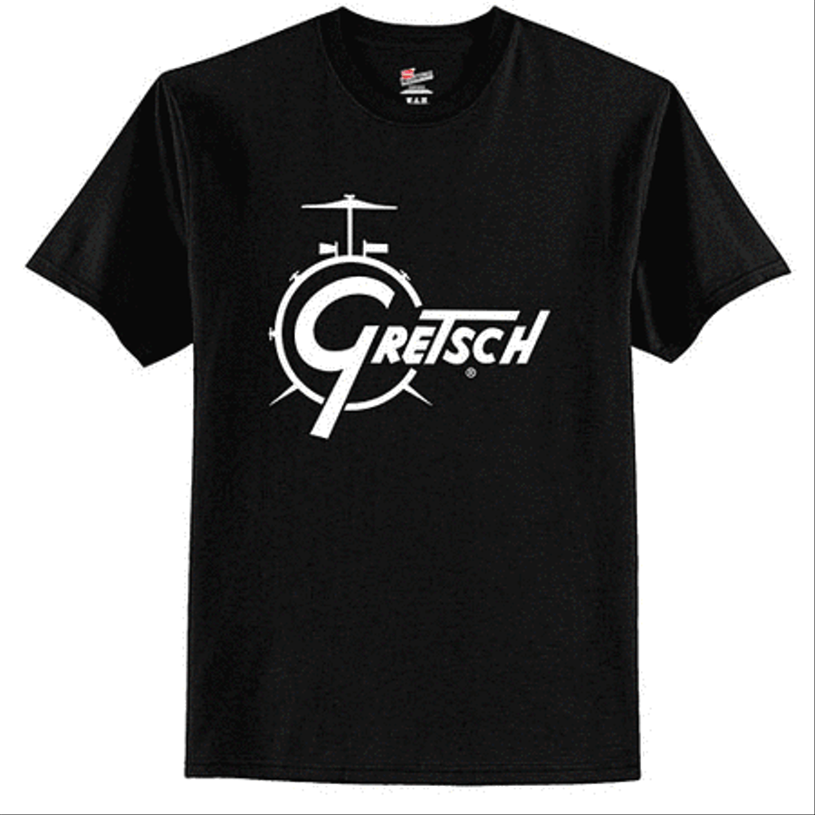 Black Classic Drums Logo Tee Drums scores gallery preview page 2
