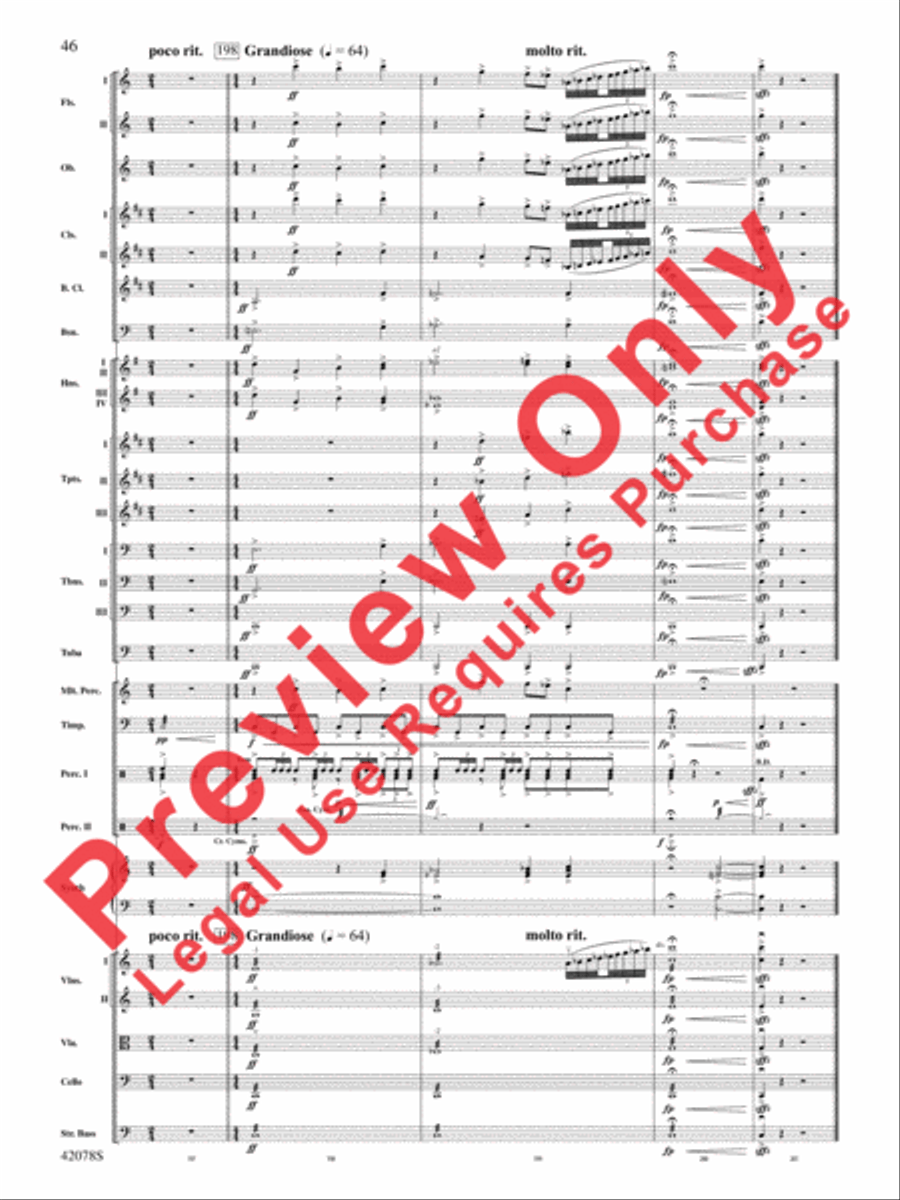 Man of Steel, Selections from Full Orchestra scores gallery preview page 47
