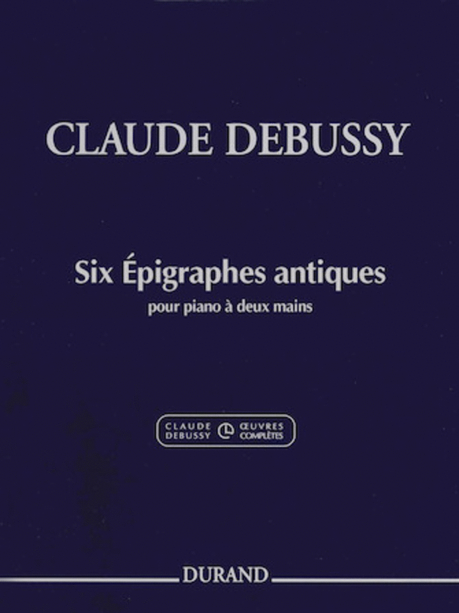 Claude Debussy – Six Épigraphes antiques Piano Solo scores gallery preview page 1