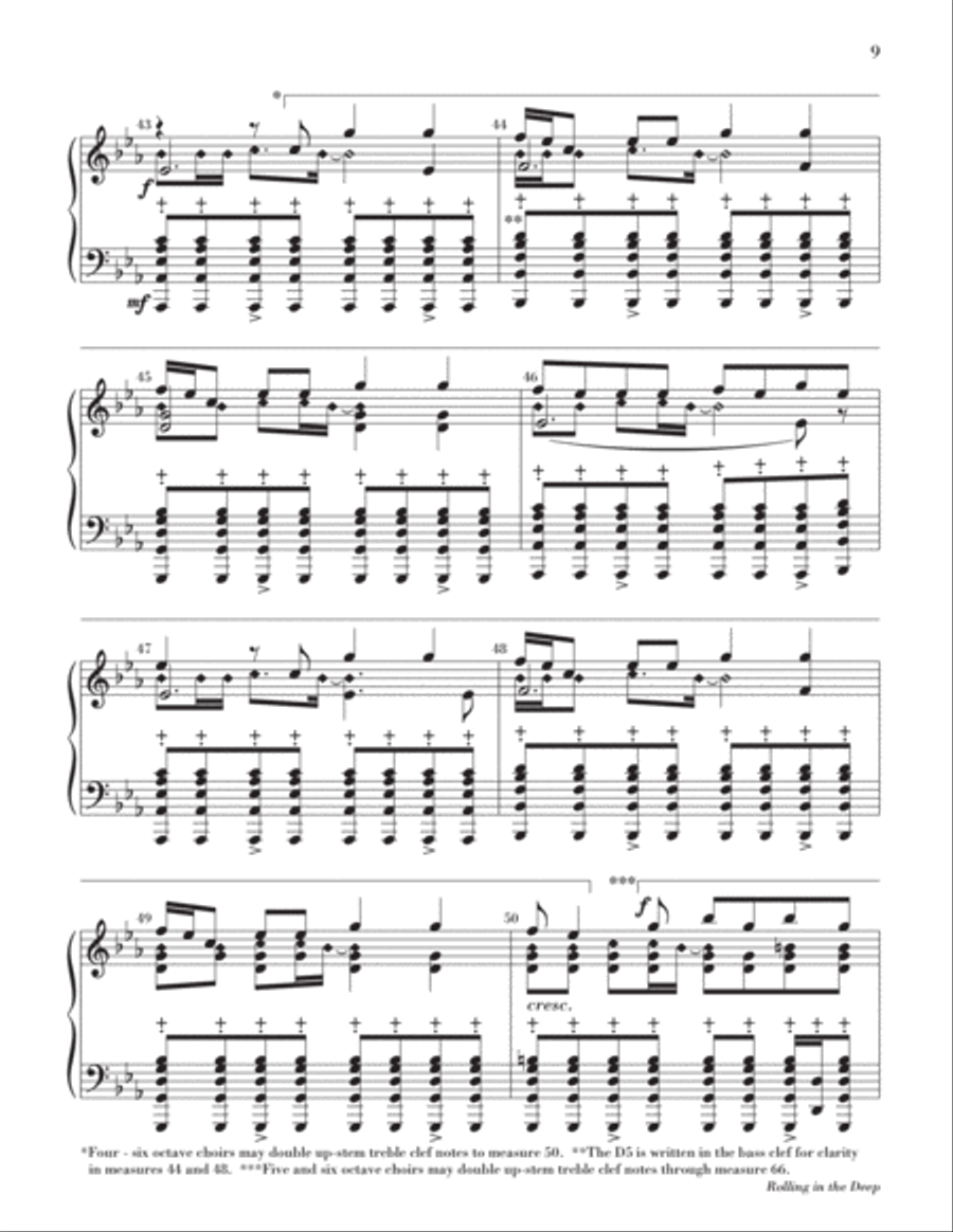 Rolling in the Deep Rolling in the Deep 2-Octaves scores gallery preview page 10