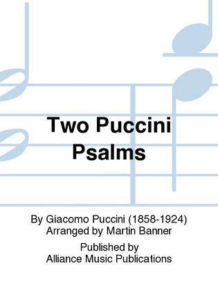 Book cover for Two Puccini Psalms-Instrumental parts
