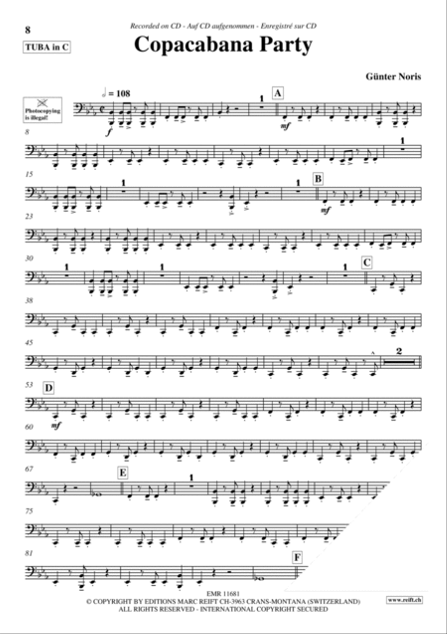Play The Tuba With The Ballroom Dance Orchestra Vol. 3 Tuba scores gallery preview page 7