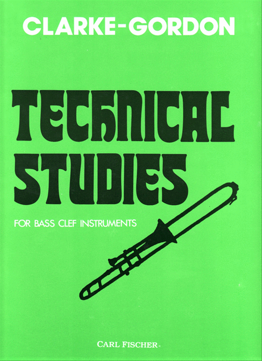 Technical Studies Bass Clef Instrument scores gallery preview page 1