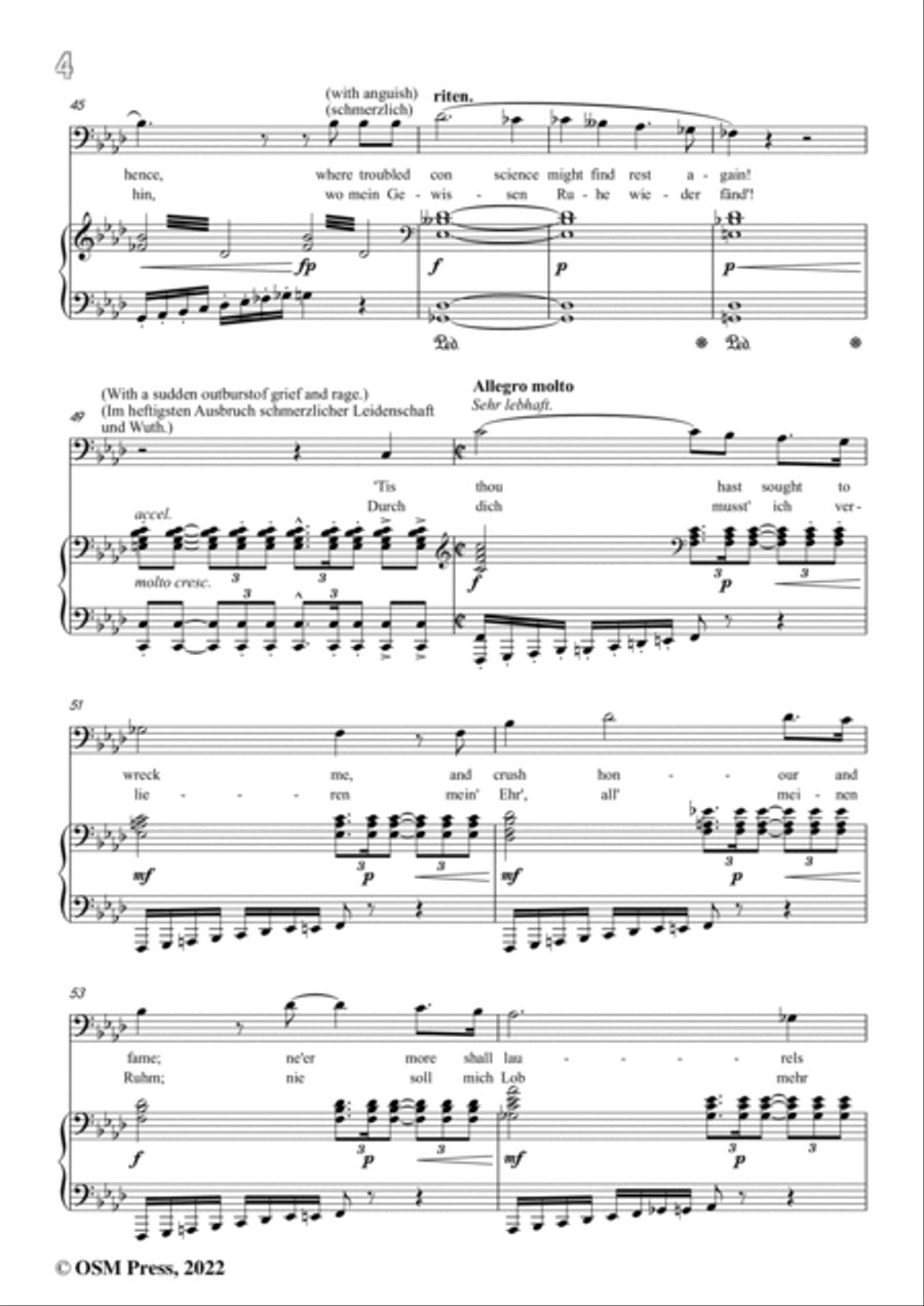 R. Wagner-Erhebe dich(Durch dich musst ich verlieren),in f minor,from Lohengrin,WWV 75 Voice scores gallery preview page 6