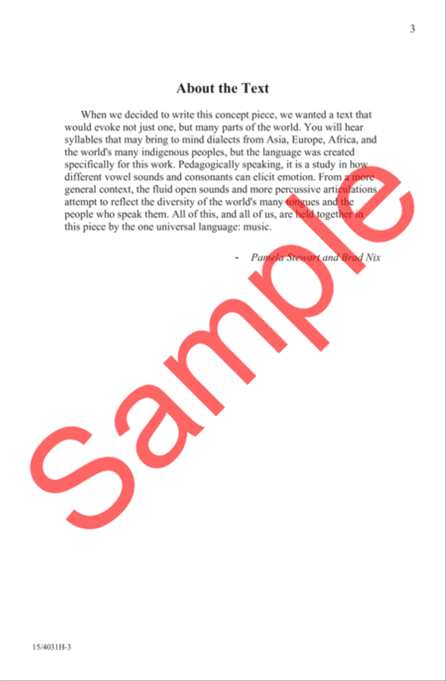 Munde Akiamo Acheh 4-Part scores gallery preview page 4