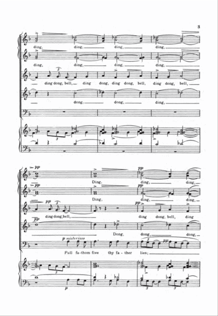 Three Shakespeare Songs ATB scores gallery preview page 3