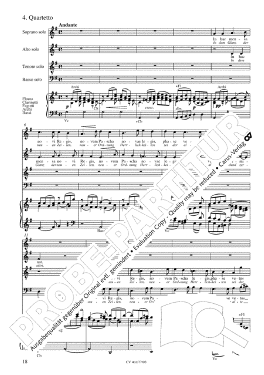 Lauda Sion 4-Part scores gallery preview page 23