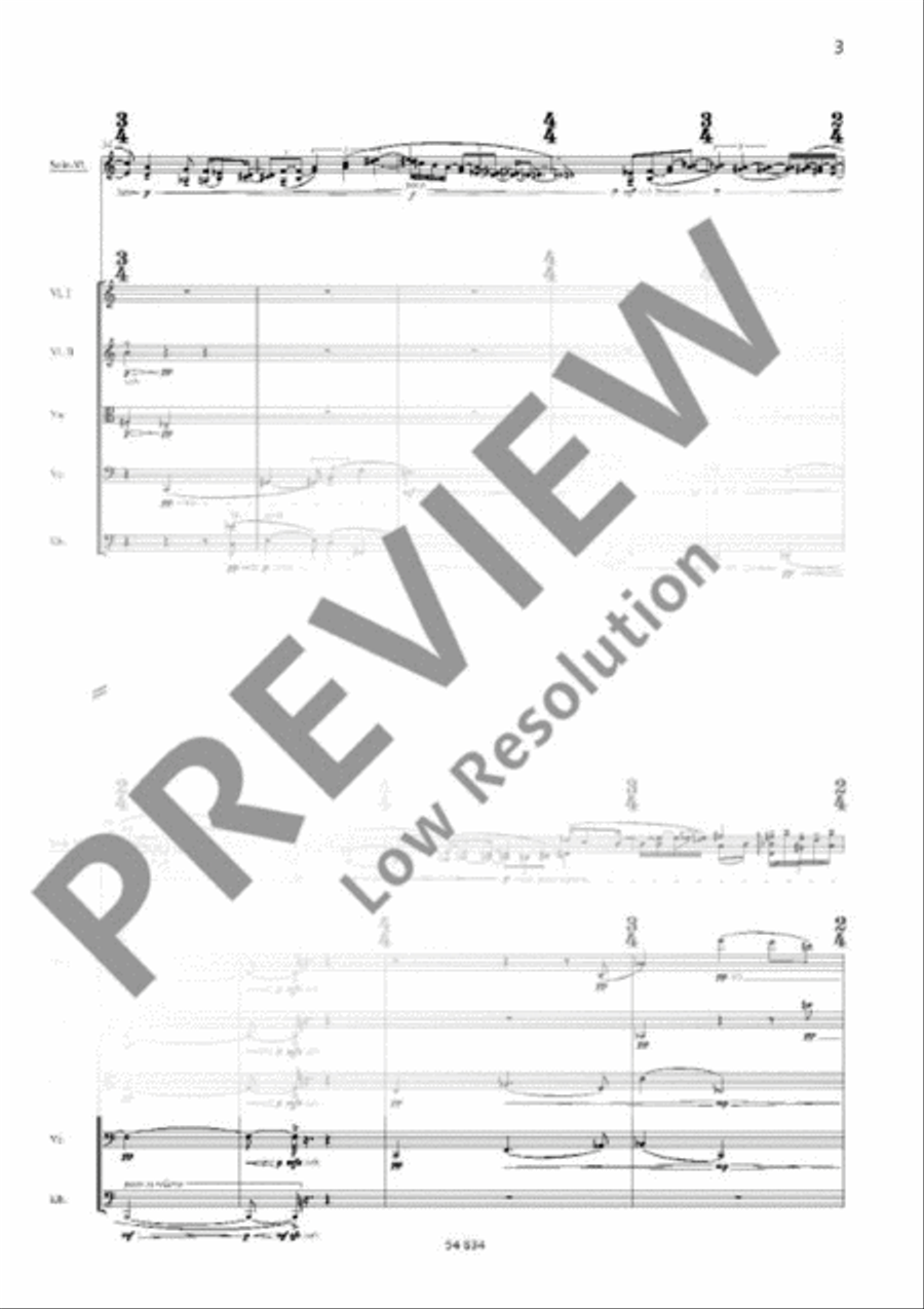 Violin Concerto Orchestra scores gallery preview page 6