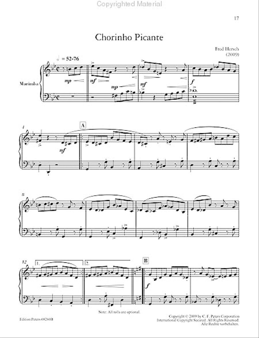 Intermediate Masterworks for Marimba, Volume 2 Marimba scores gallery preview page 5