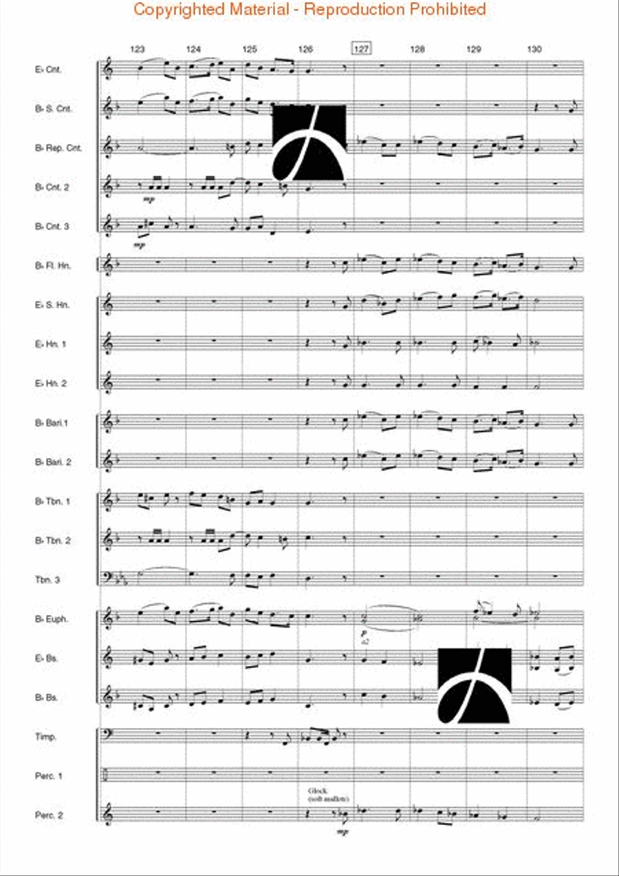 Helios Concert Band scores gallery preview page 18