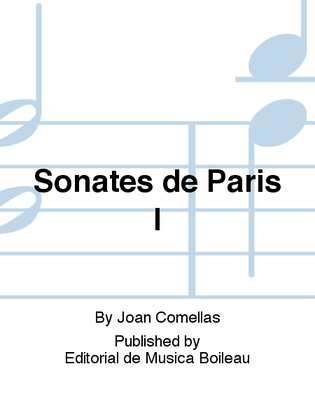 Sonates de Paris I