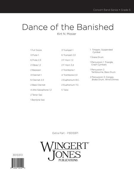 Dance Of The Banished - Full Score