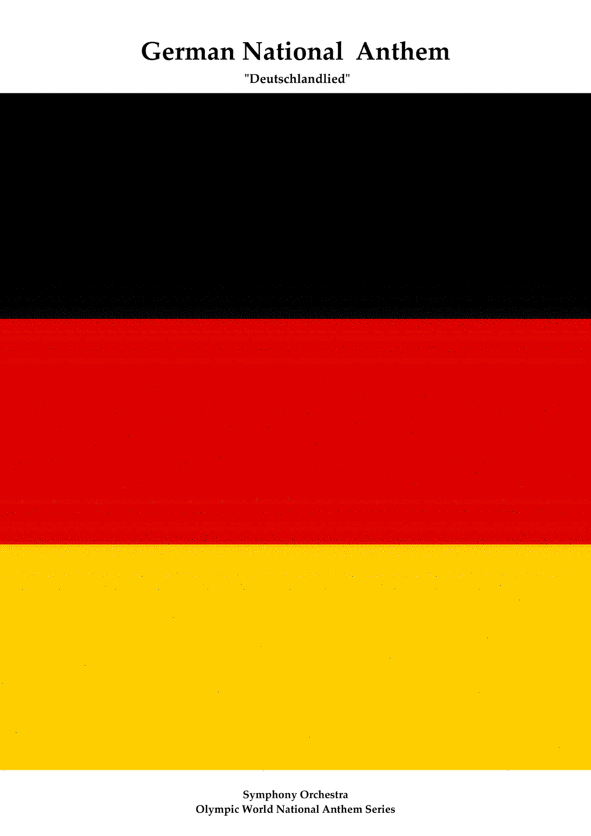 German National Anthem (Double Woodwind) for Symphony Orchestra image number null
