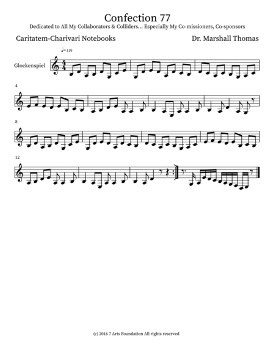 Confection 77 Confection 77 Percussion scores gallery preview page 3