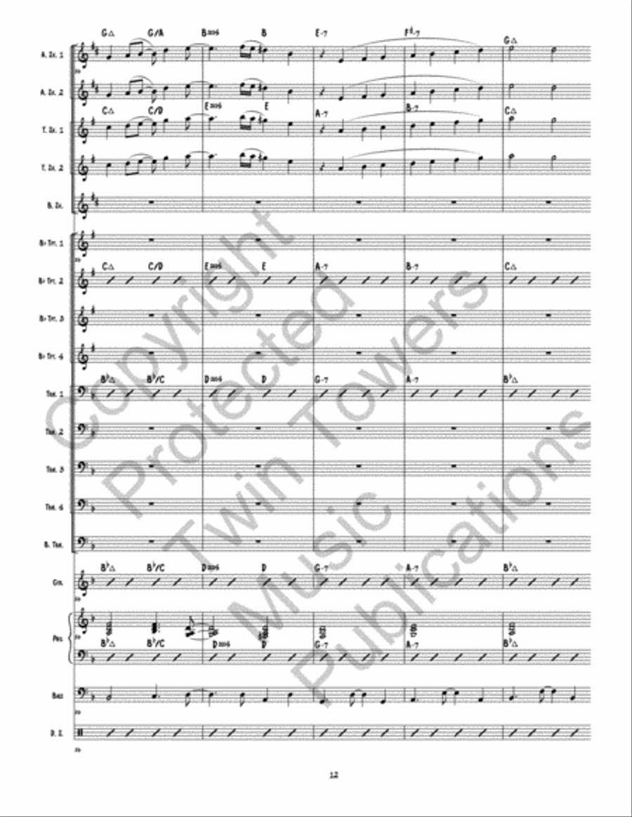 Bossalite Bossalite Jazz Ensemble scores gallery preview page 13