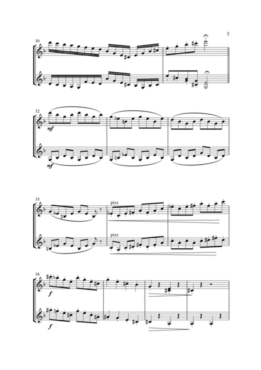 HALLOWEEN VIVALDI STYLE for Two Violins, Intermediate Level image number null