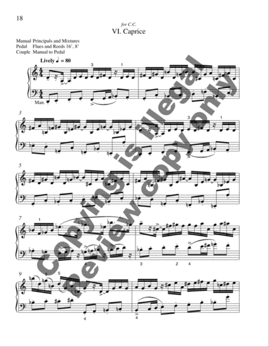 Lections Lections Organ scores gallery preview page 8