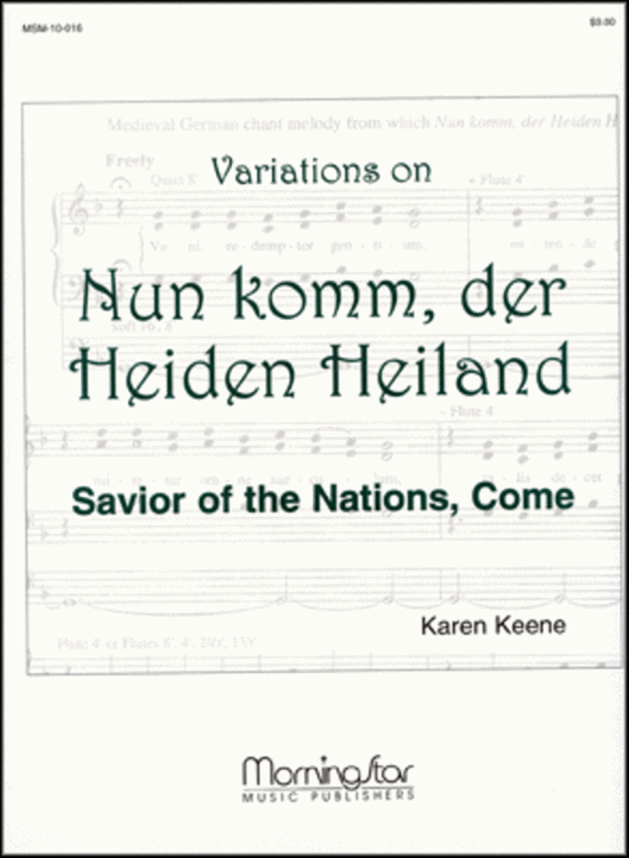 Variations on Nun komm, der Heiden Heiland image number null