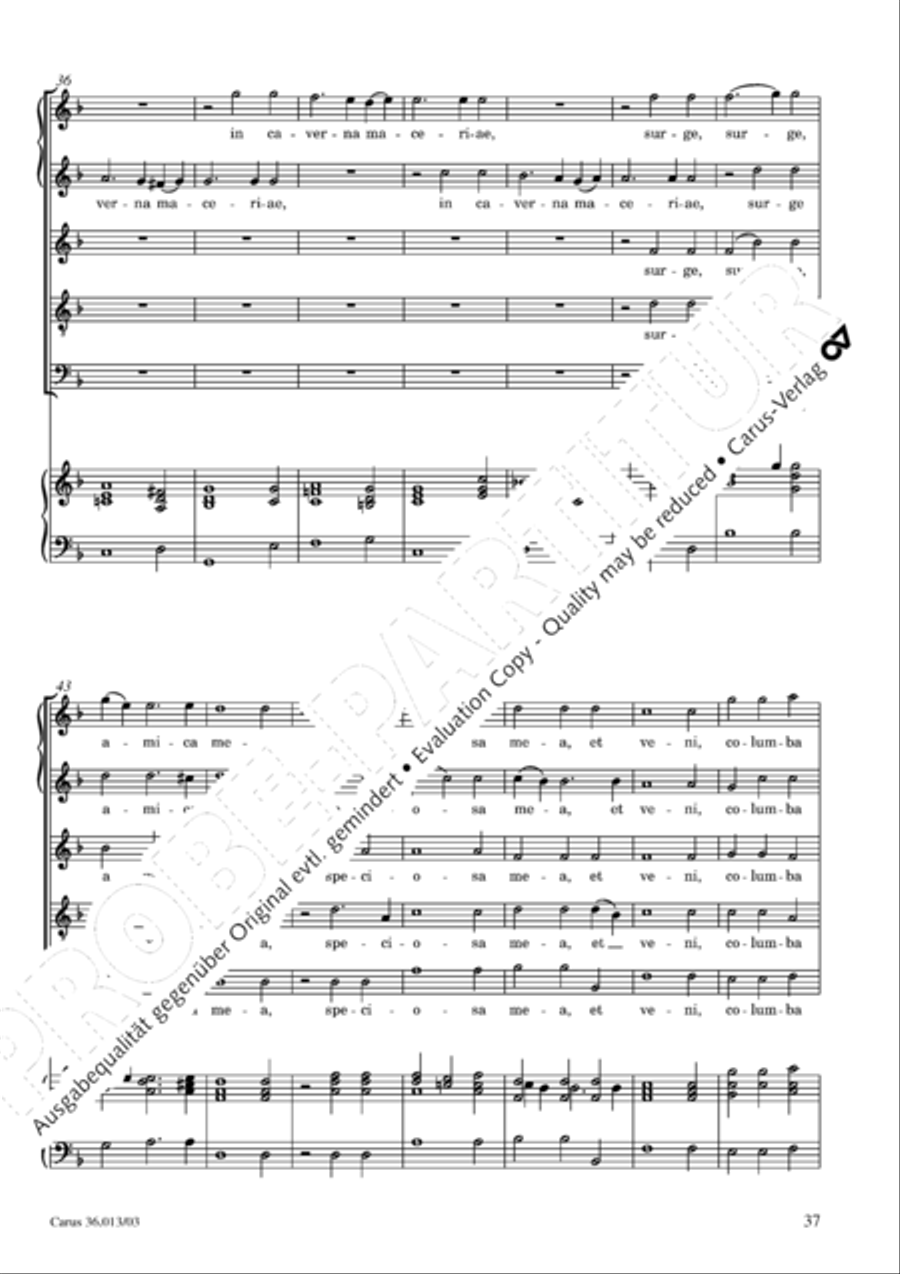 Membra Jesu nostri SSATB scores gallery preview page 38