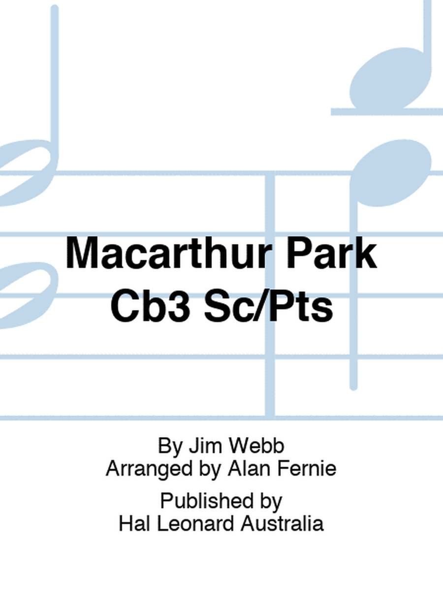 Macarthur Park Cb3 Sc/Pts