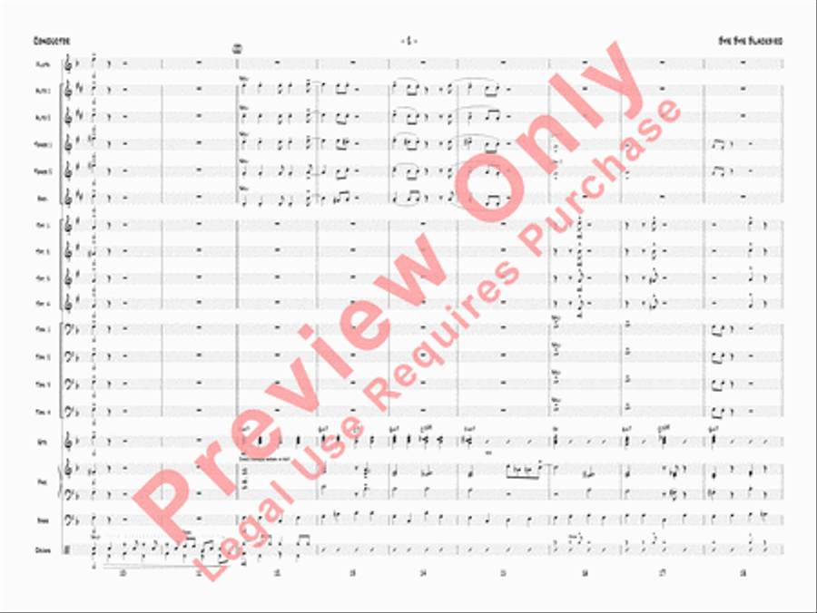 Bye Bye Blackbird Jazz Ensemble scores gallery preview page 5