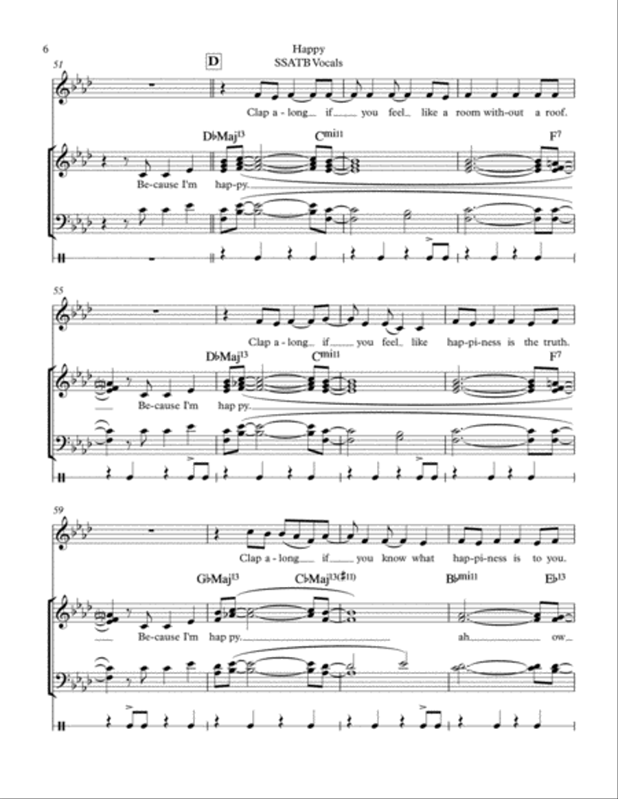 Happy Divisi scores gallery preview page 5