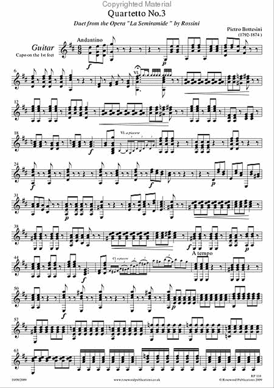 Quartet No. 3 Quartet No. 3 Clarinet scores gallery preview page 2