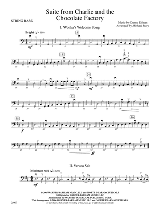 Charlie and the Chocolate Factory, Suite from: String Bass