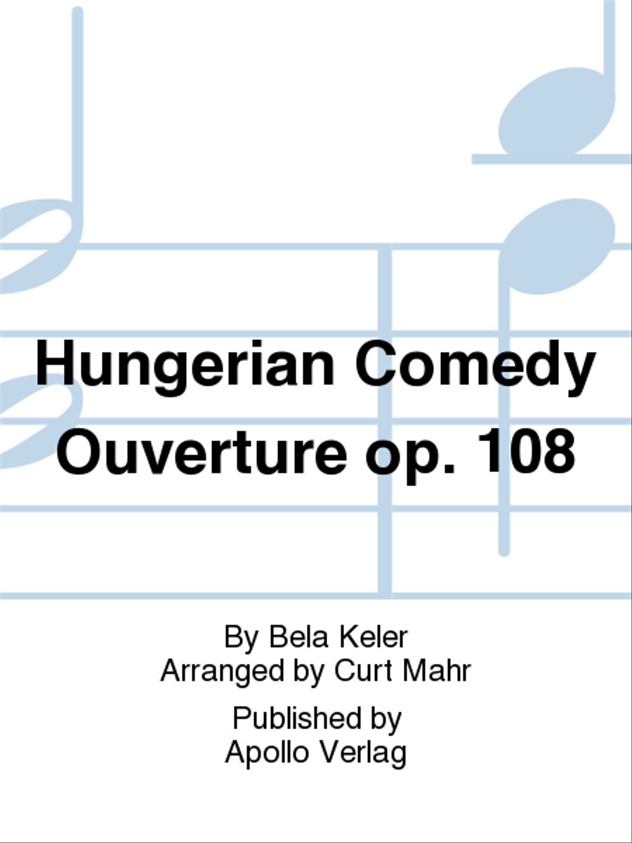 Hungerian Comedy Ouverture op. 108 Accordion scores gallery preview page 1
