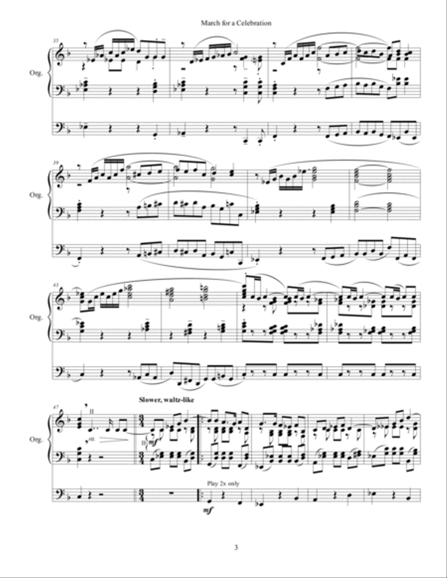 Stick Around and Listen! (Postludes, Vol I) Organ Solo scores gallery preview page 3