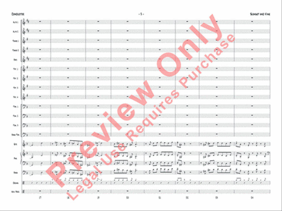 Sunset and Vine Jazz Ensemble scores gallery preview page 6