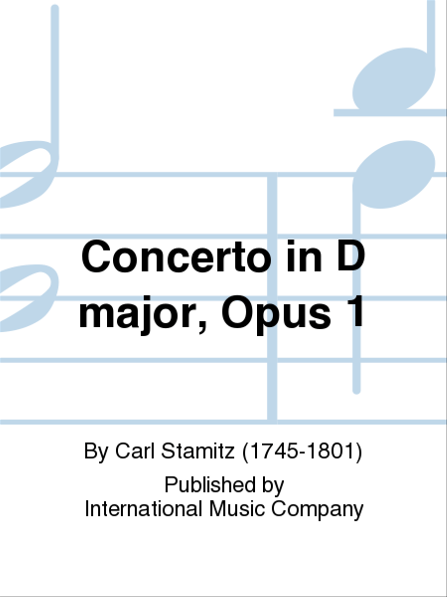 Concerto In D Major, Opus 1 Piano Accompaniment scores gallery preview page 1