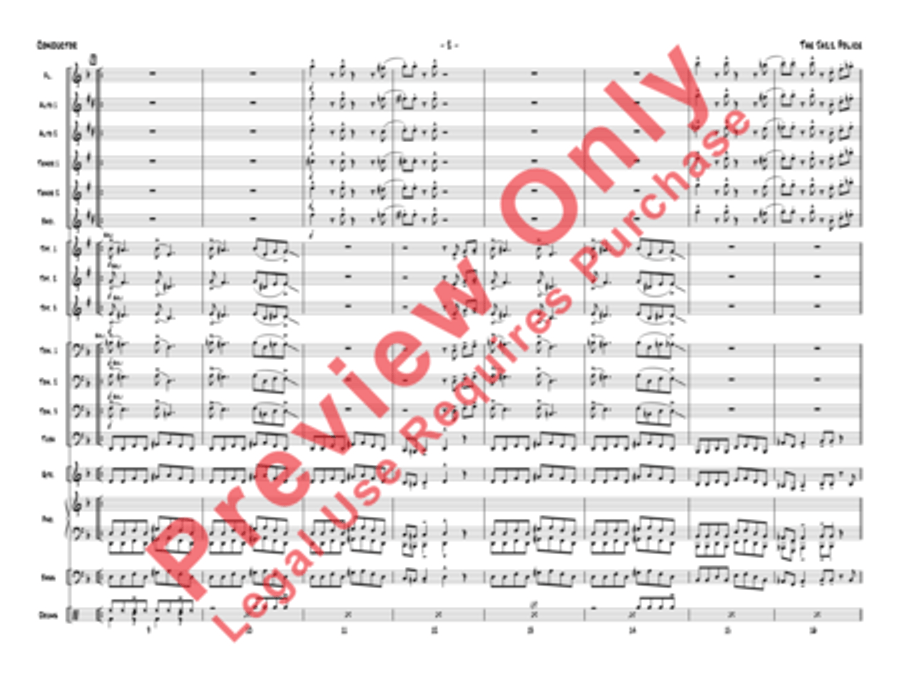 The Jazz Police Jazz Ensemble scores gallery preview page 5
