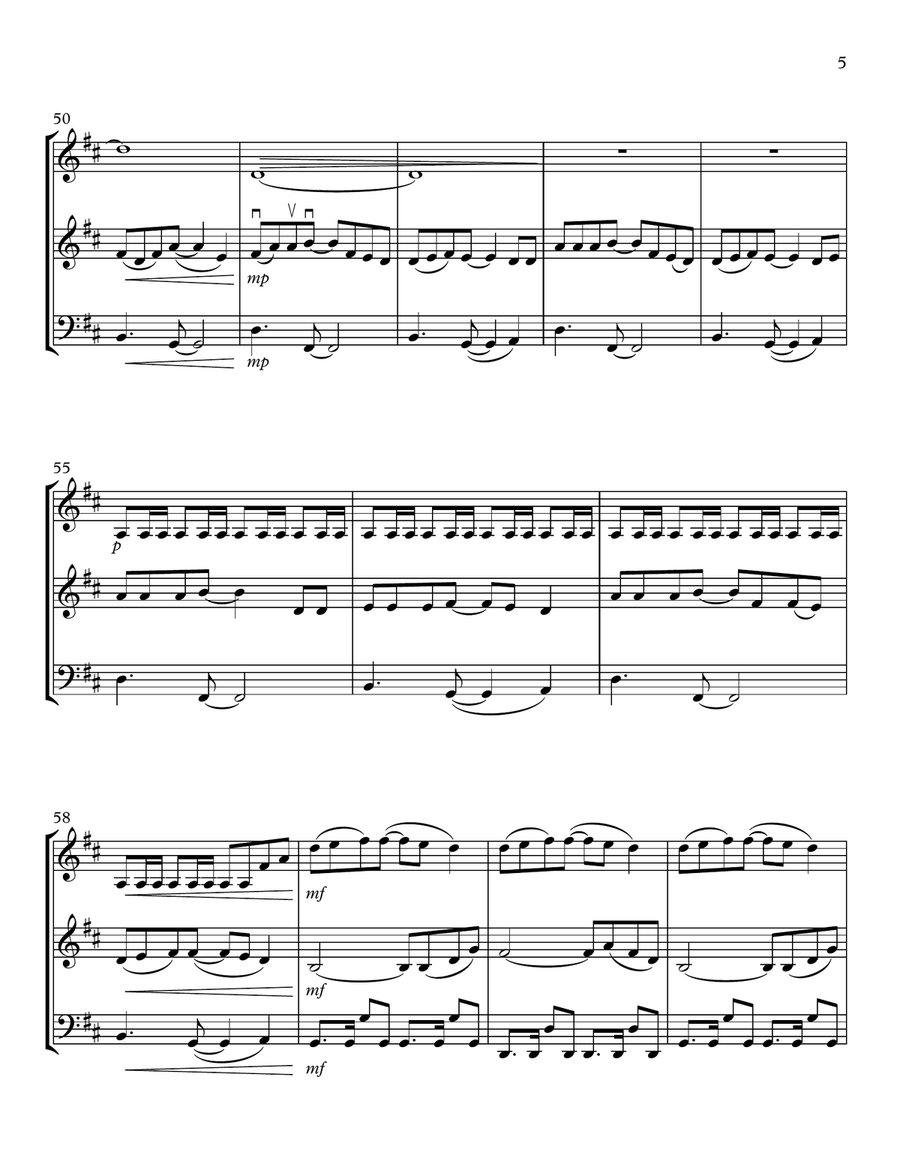 The Day We Fell In Love String Trio scores gallery preview page 5