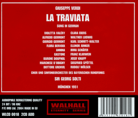 La Traviata (Dt.) - Ebers W.