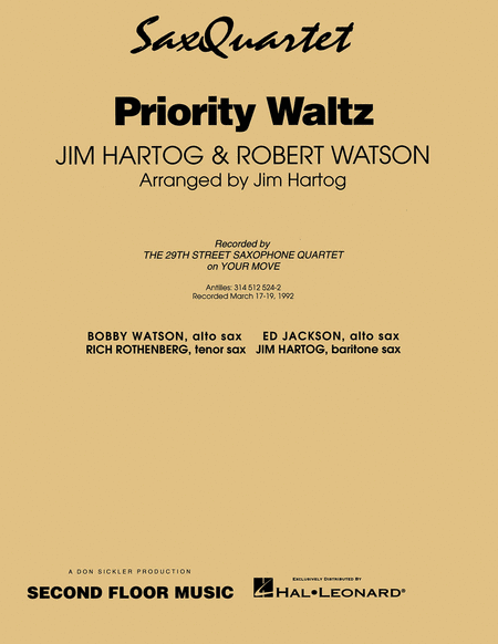 Priority Waltz Sax Quartet