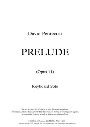 Prelude, Opus 11