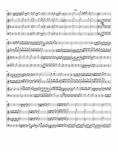 Music for the Royal fireworks (arrangement for 4 recorders)