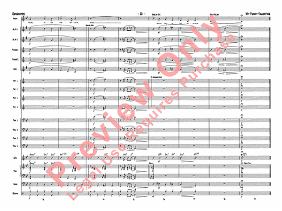 My Funny Valentine Jazz Ensemble scores gallery preview page 25