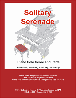 Solitary Serenade Piano Solo Score