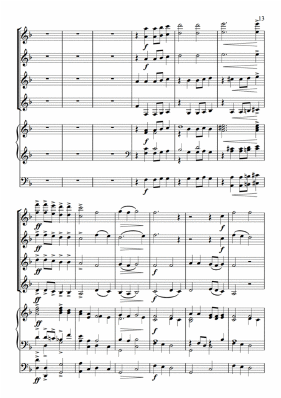 Lift Up Your Heads Set of Parts scores gallery preview page 8