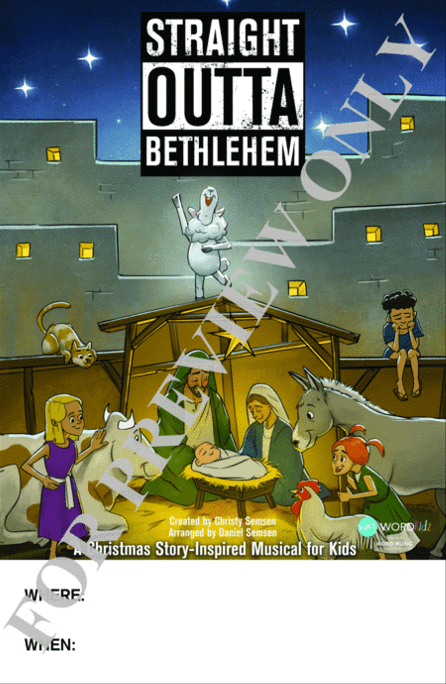 Straight Outta Bethlehem - Posters (12-pak) Choir scores gallery preview page 2