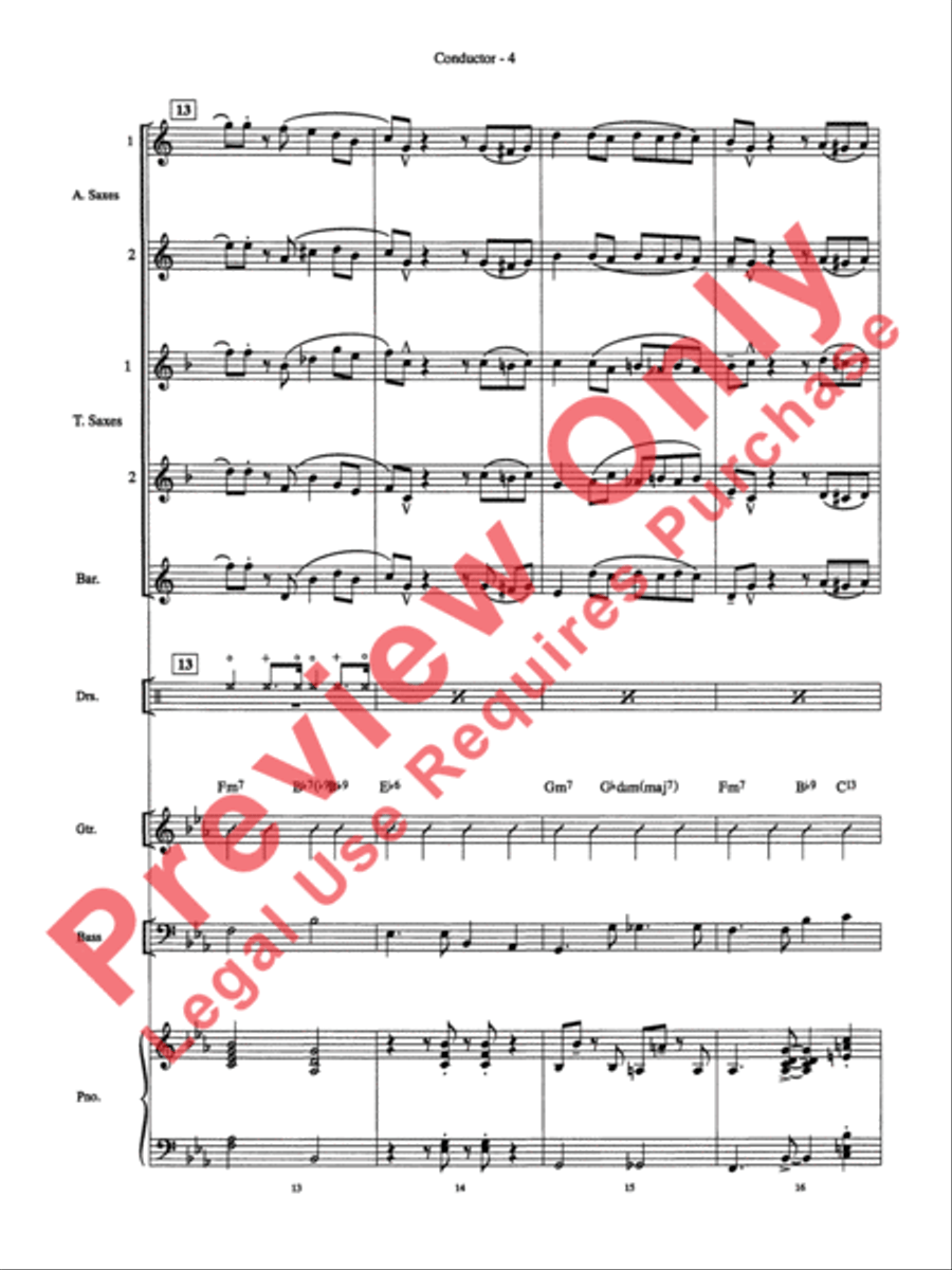 Let It Snow! Let It Snow! Let It Snow! Small Ensemble scores gallery preview page 5