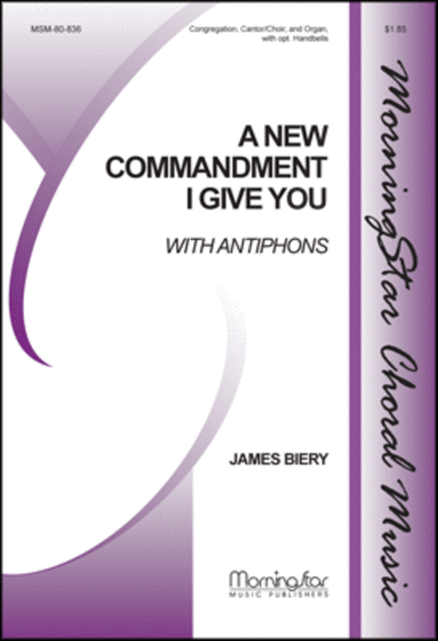 A New Commandment I Give You 4-Part scores gallery preview page 1