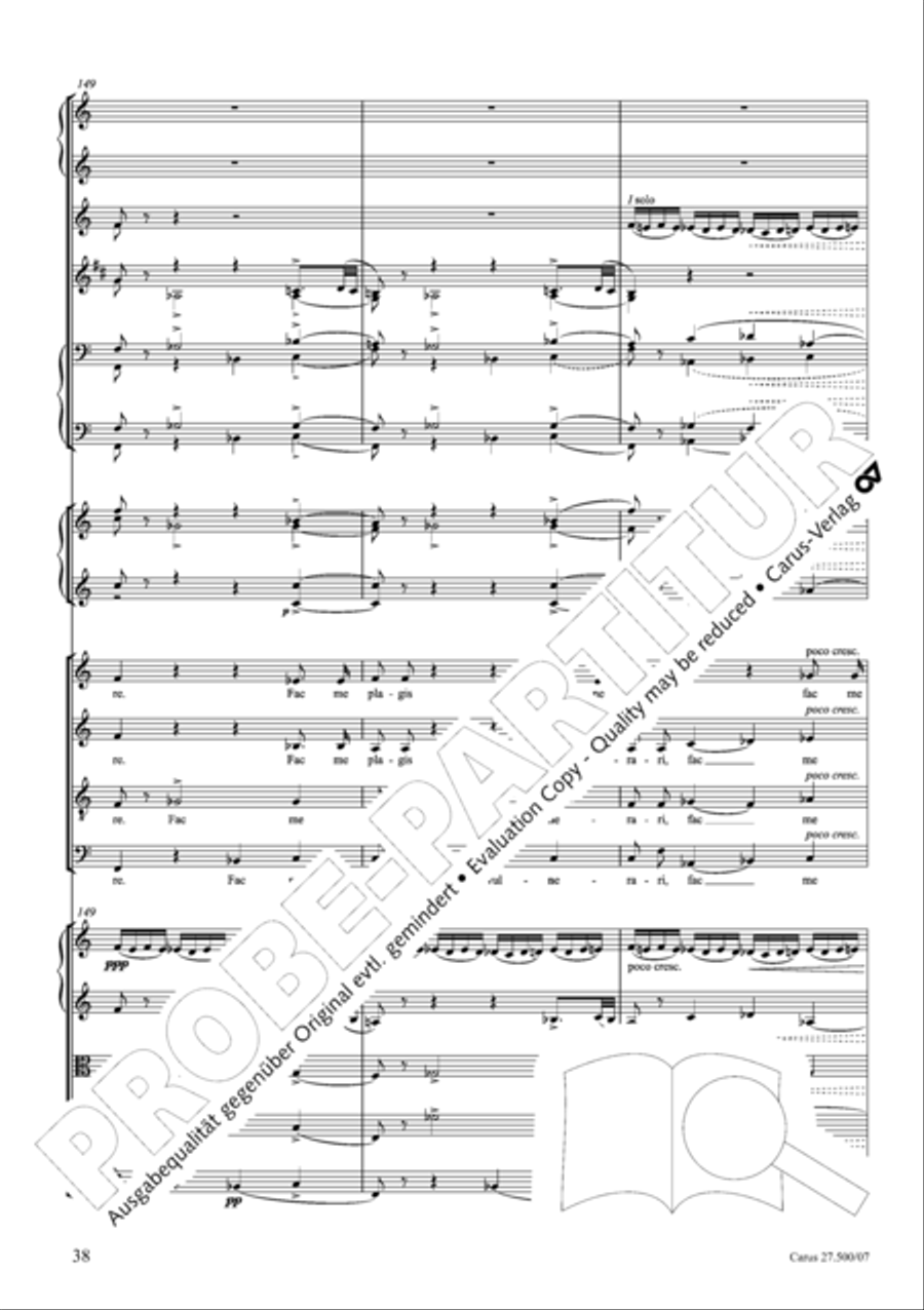 Quattro pezzi sacri Orchestra scores gallery preview page 39
