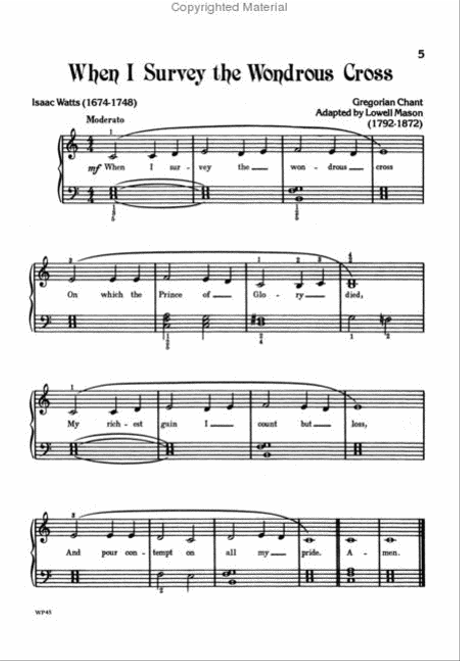 Hymn Favorites, Level 2 Piano Method scores gallery preview page 2