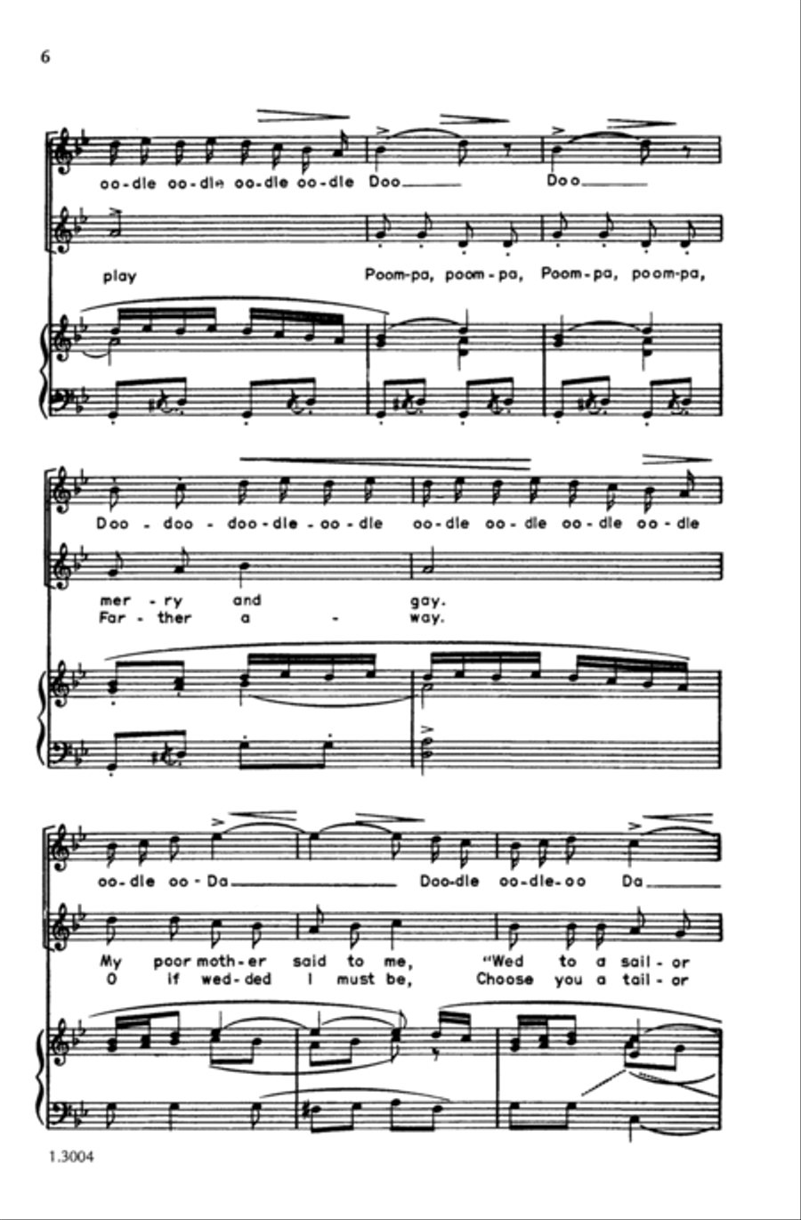 The K. K. Davis Junior Choir Book of International Folksongs SA scores gallery preview page 5