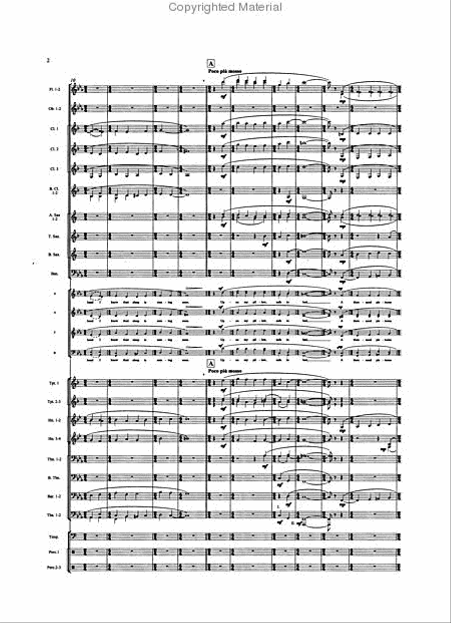 Sleep Concert Band scores gallery preview page 3