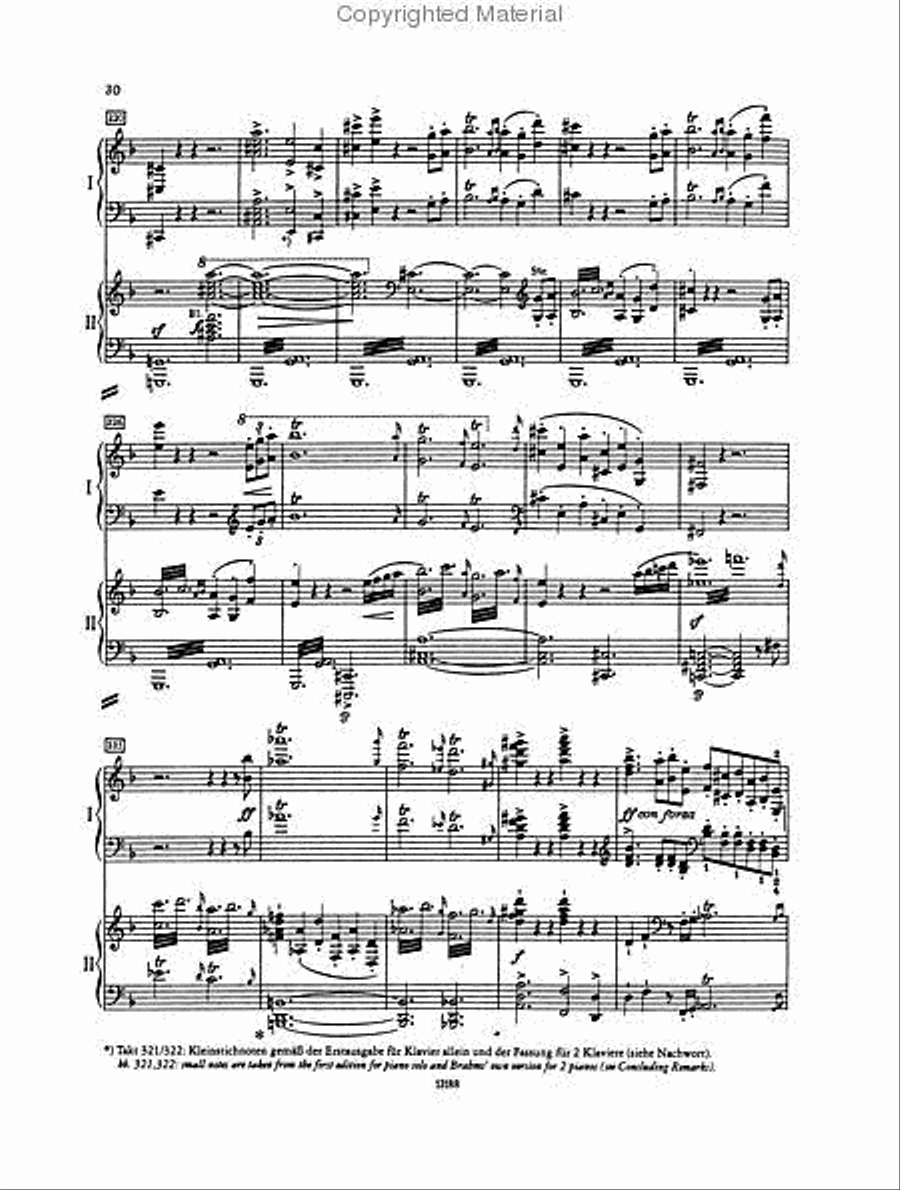 Piano Concerto No. 1 in D minor op. 15 (Edition for 2 Pianos) Piano Solo scores gallery preview page 4